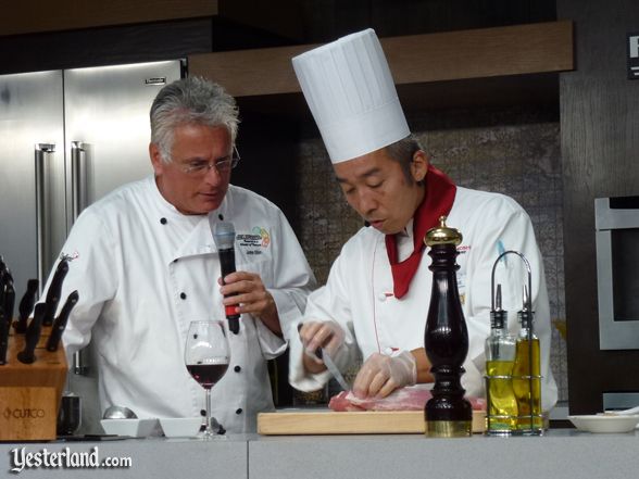 Culinary demo, Epcot Food and Wine Festival, 2011