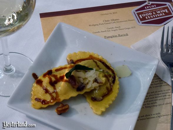 Culinary demo, Epcot Food and Wine Festival, 2011