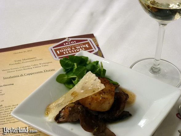 Culinary demo, Epcot Food and Wine Festival, 2011