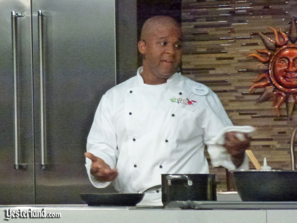 Culinary demo, Epcot Food and Wine Festival, 2012