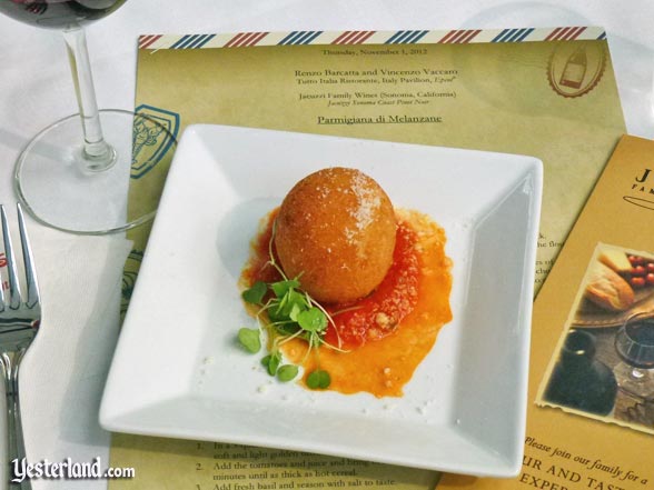 Culinary demo, Epcot Food and Wine Festival, 2012