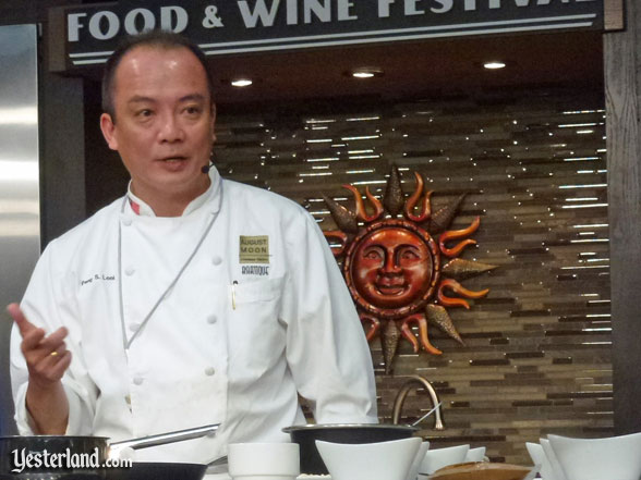 Culinary demo, Epcot Food and Wine Festival, 2012