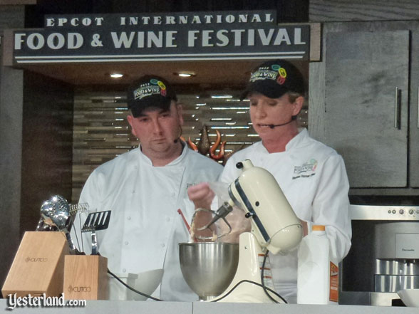 Culinary demo, Epcot Food and Wine Festival, 2012