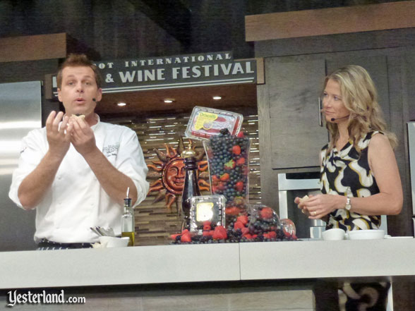 Culinary demo, Epcot Food and Wine Festival, 2012