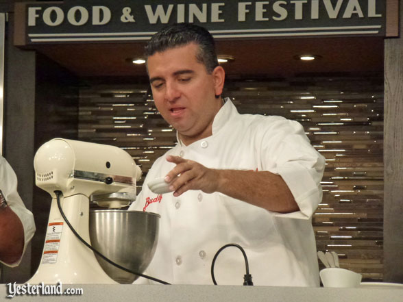 Culinary demo, Epcot Food and Wine Festival, 2012