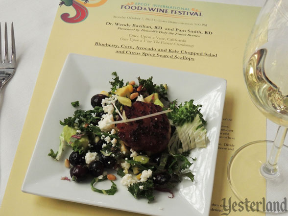 Culinary demo, Epcot Food and Wine Festival, 2013