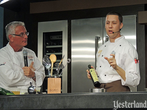 Culinary demo, Epcot Food and Wine Festival, 2013