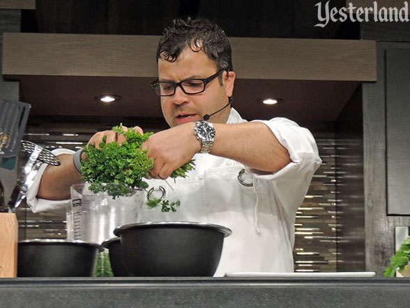 Culinary demo, Epcot Food and Wine Festival, 2013