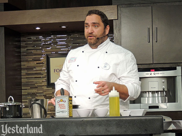 Culinary demo, Epcot Food and Wine Festival, 2013