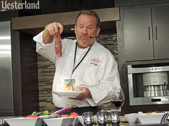 Culinary demo, Epcot Food and Wine Festival, 2013