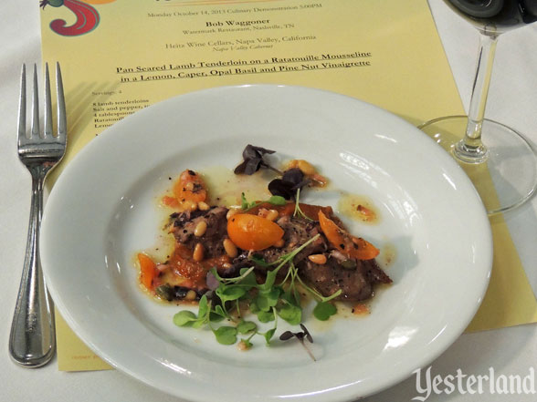 Culinary demo, Epcot Food and Wine Festival, 2013