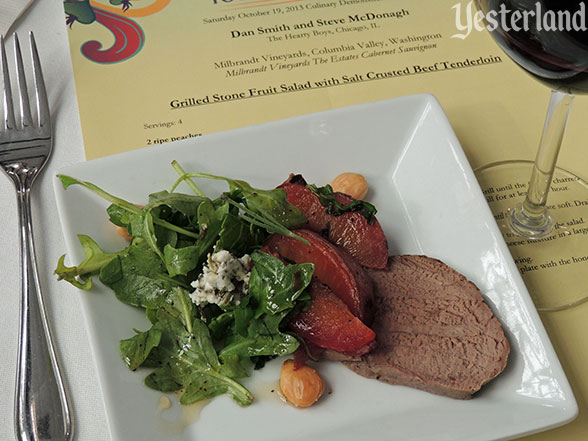 Culinary demo, Epcot Food and Wine Festival, 2013