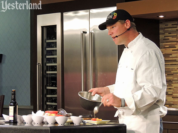 Culinary demo, Epcot Food and Wine Festival, 2013