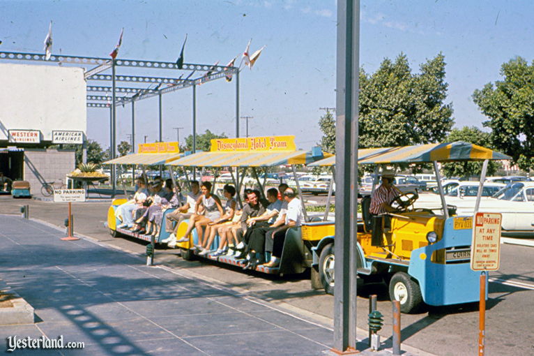 Disneyland Hotel tram history image