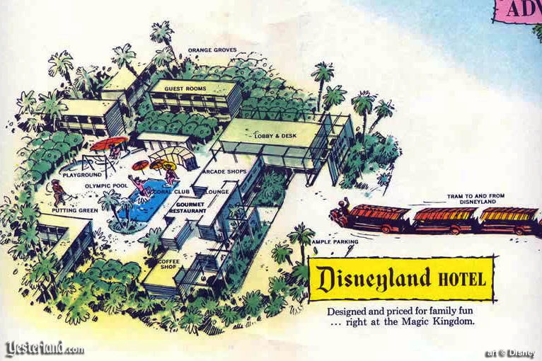 Disneyland Hotel tram history image