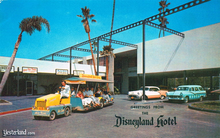 Disneyland Hotel tram history image