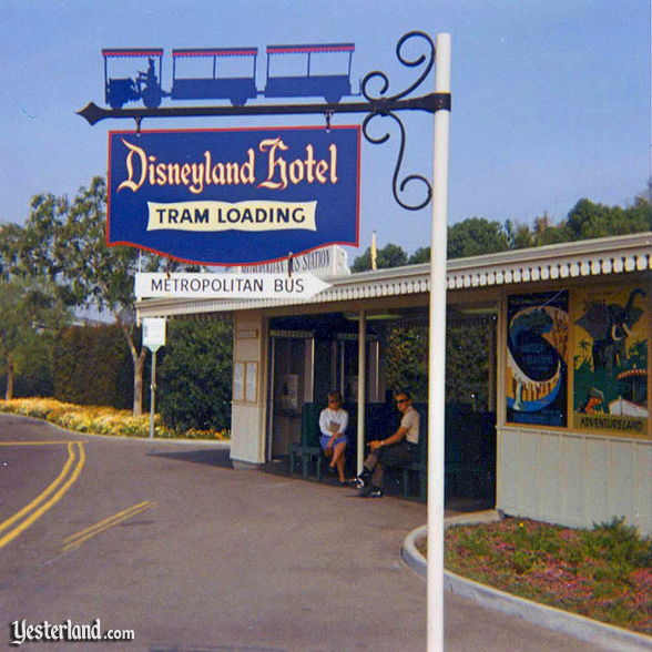 Disneyland Hotel tram history image