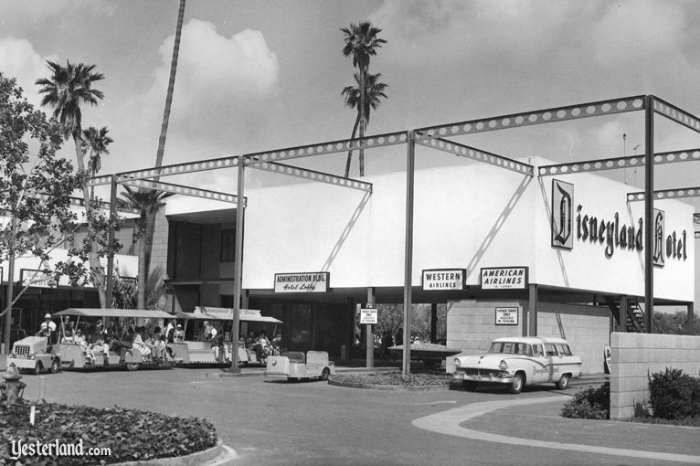 Disneyland Hotel tram history image