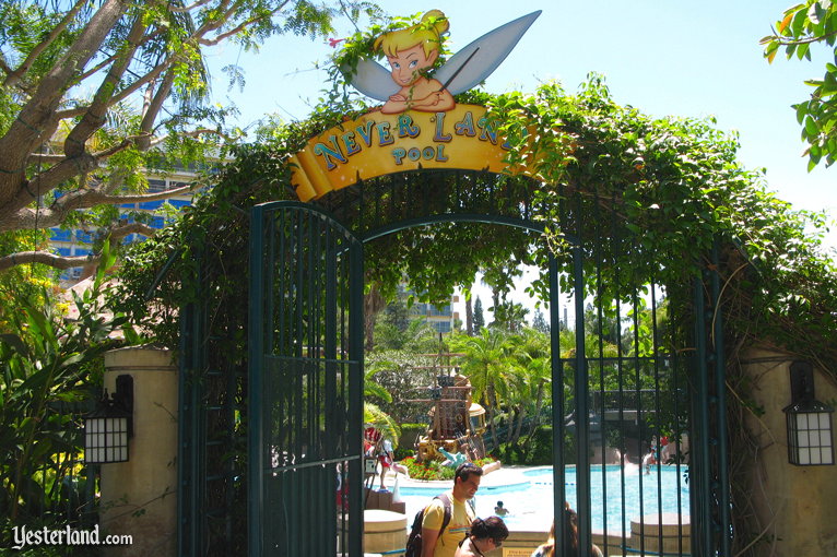 Never Land Pool at Disneyland Hotel, Disneyland Resort