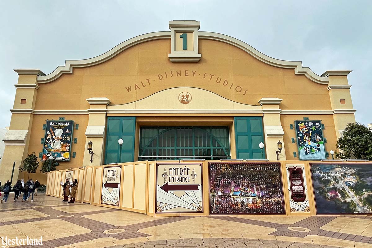 Temporary entrance in 2024, Walt Disney Studios Paris