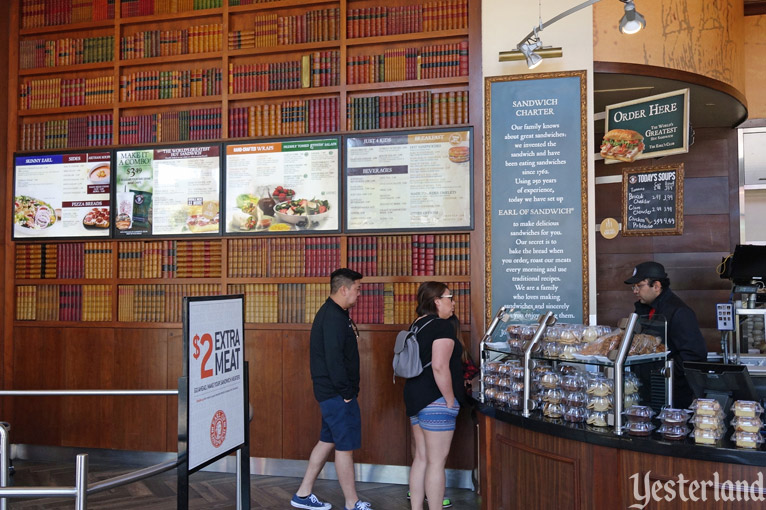 Earl of Sandwich at the Disneyland Resort