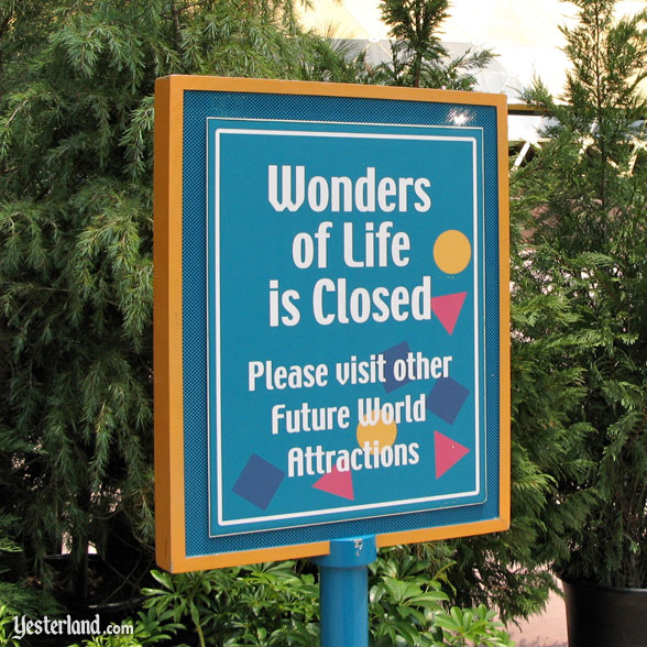 Erasing Wonders of Life at Epcot