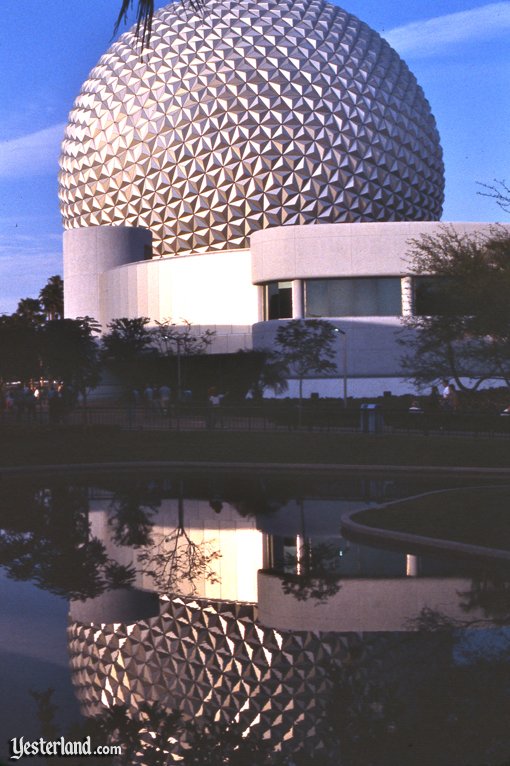 Image for then and now article about Epcot