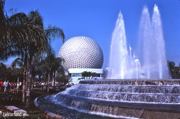 Image for then and now article about Epcot