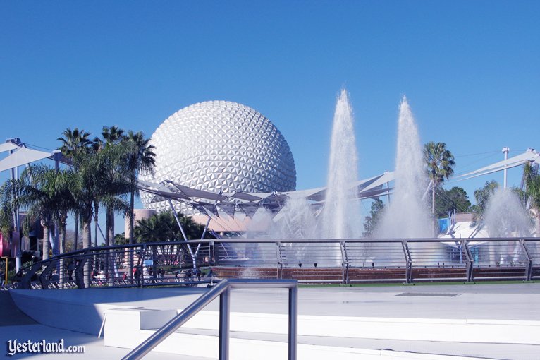 Image for then and now article about Epcot