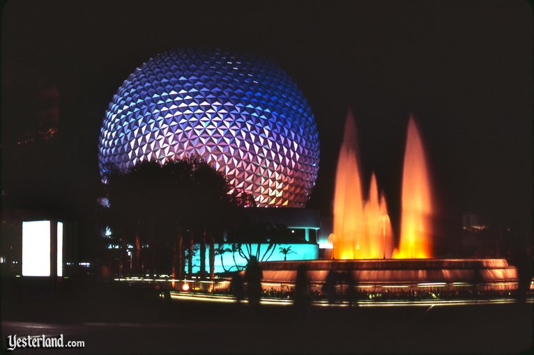 Image for then and now article about Epcot