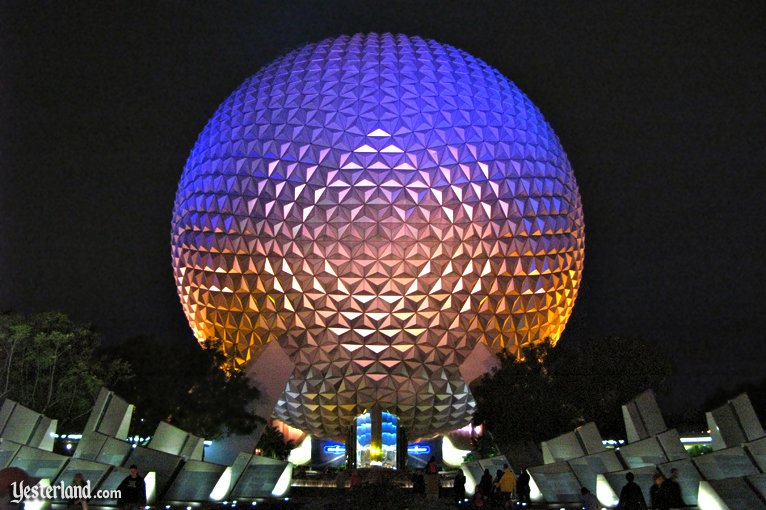 Image for then and now article about Epcot