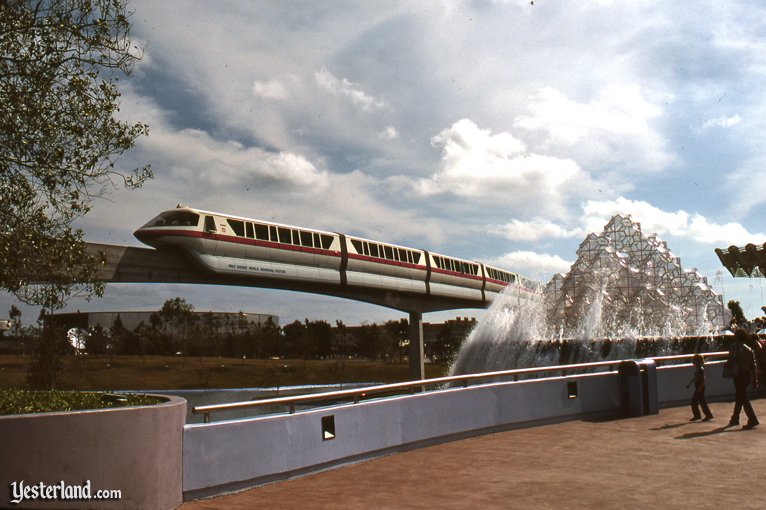 Image for then and now article about Epcot