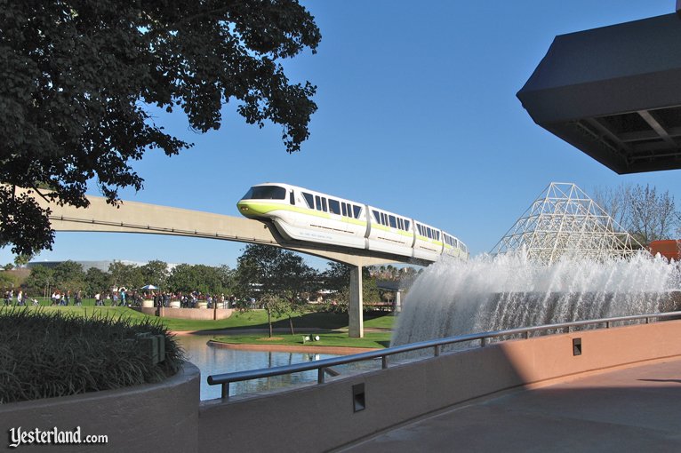 Image for then and now article about Epcot