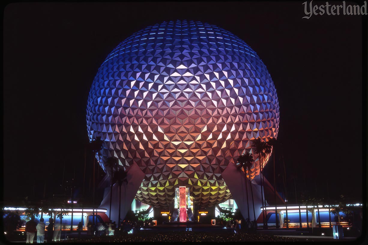 Epcot Icon Tower with 2000 sign