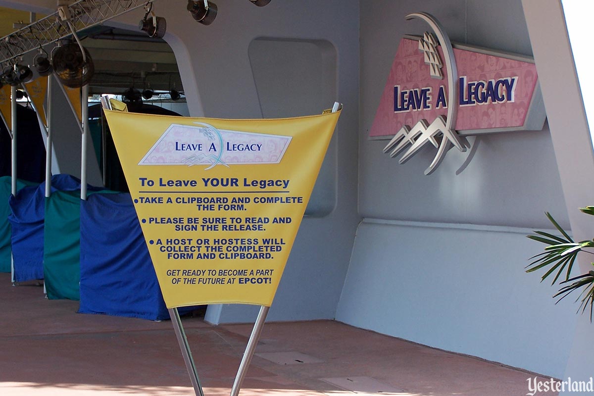 Leave A Legacy at Epcot