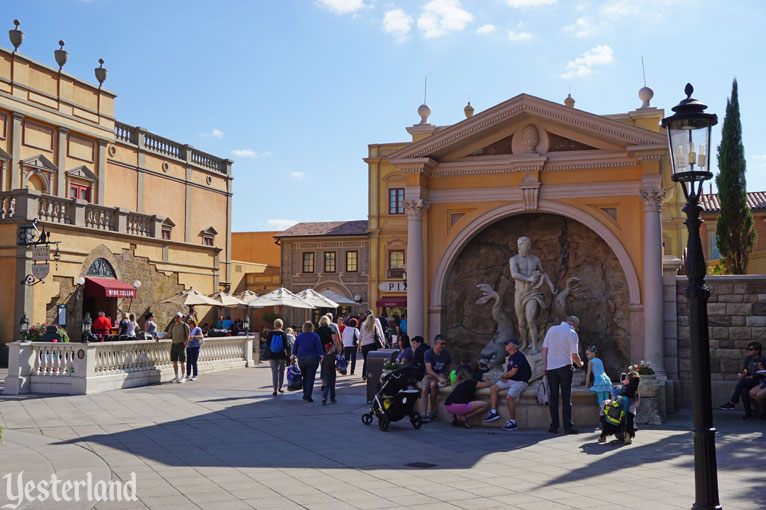 Neptune at Epcot and his Relatives in Rome