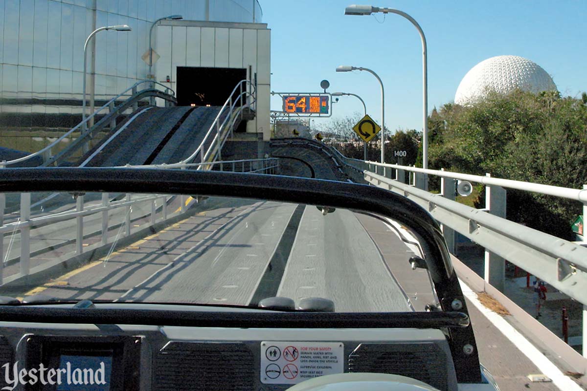 The original Test Track at Epcot