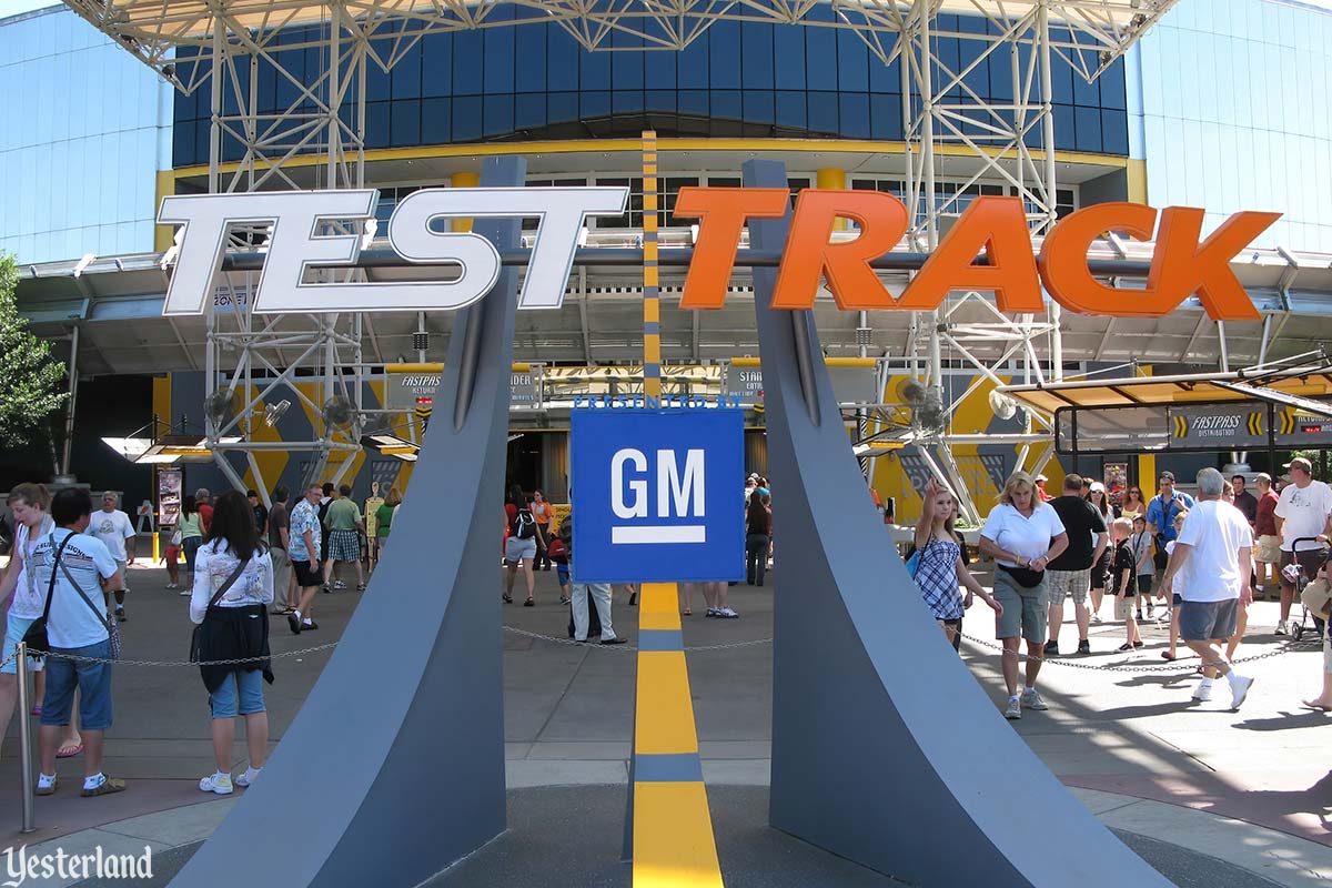 The original Test Track at Epcot