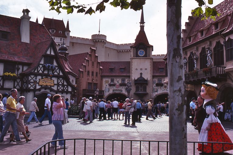 Image for then and now article about Epcot