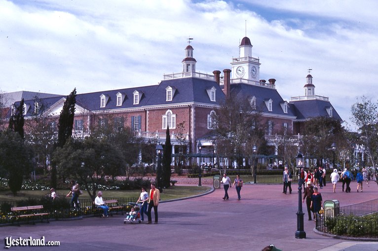 Image for then and now article about Epcot