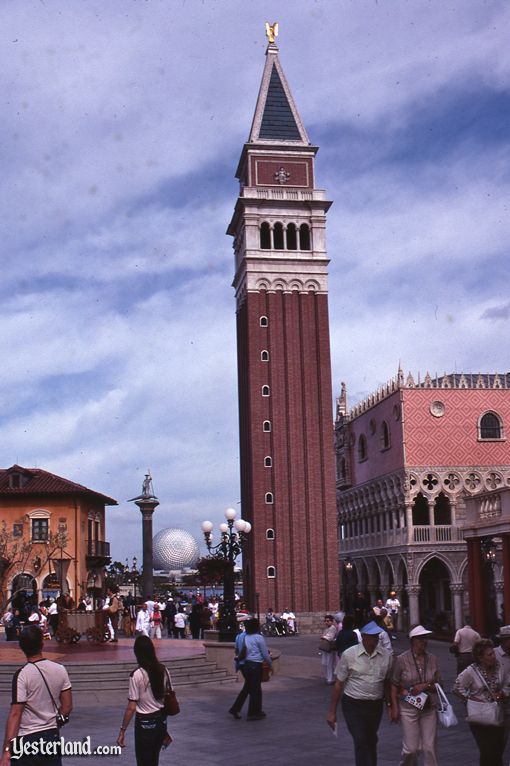 Image for then and now article about Epcot