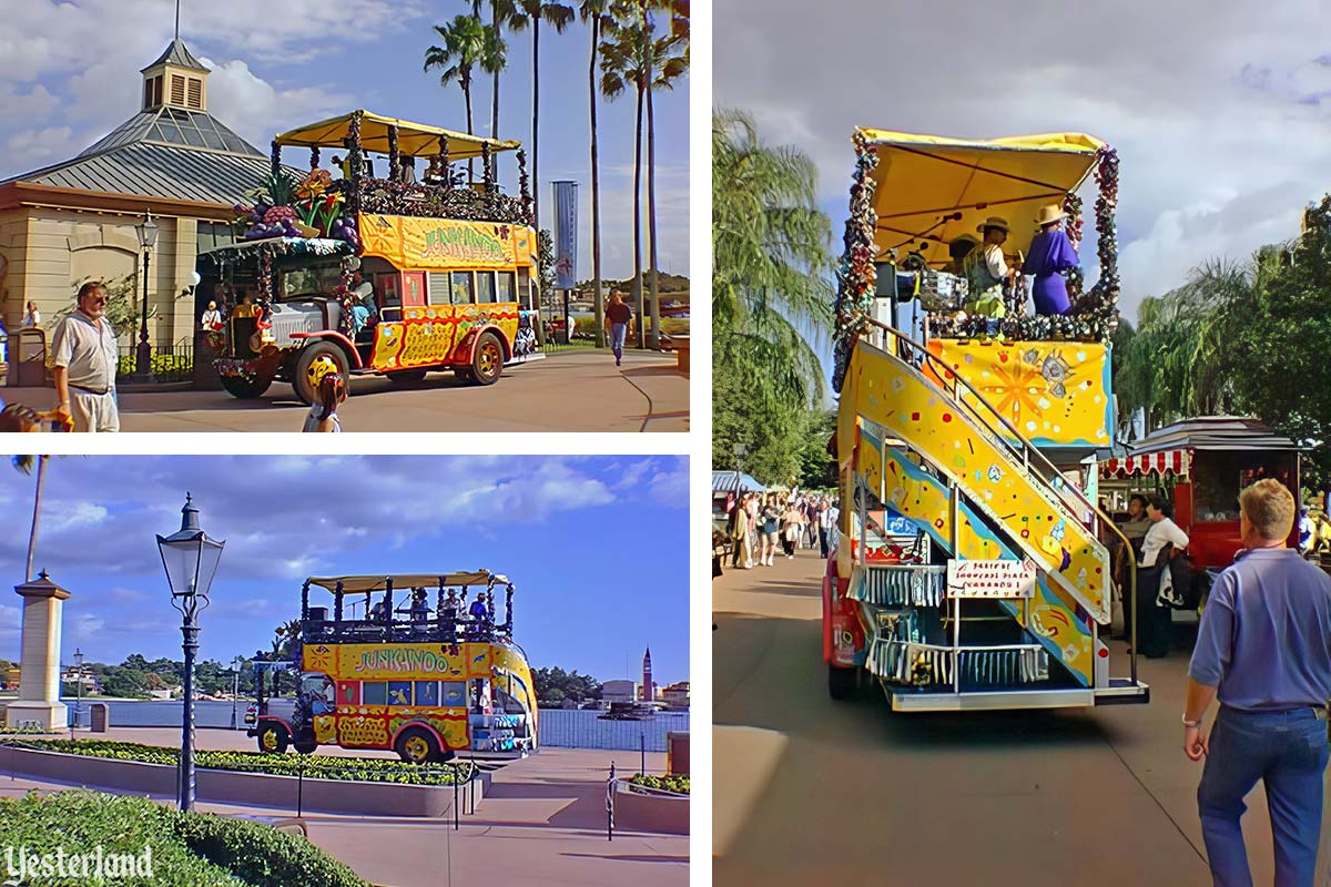 Junkanoo entertainment bus at Epcot