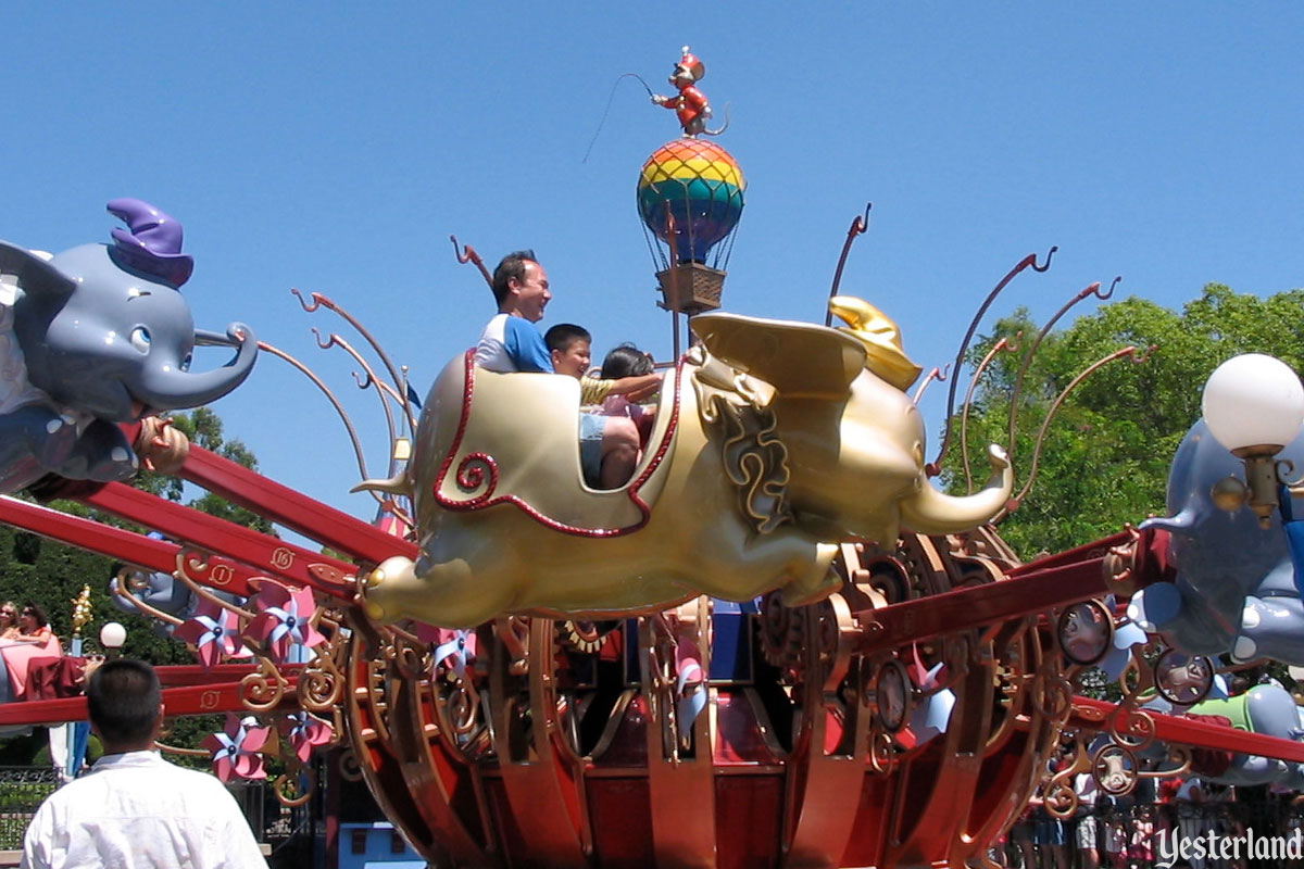 Dumbo Flying Elephants at Disneyland in 1972