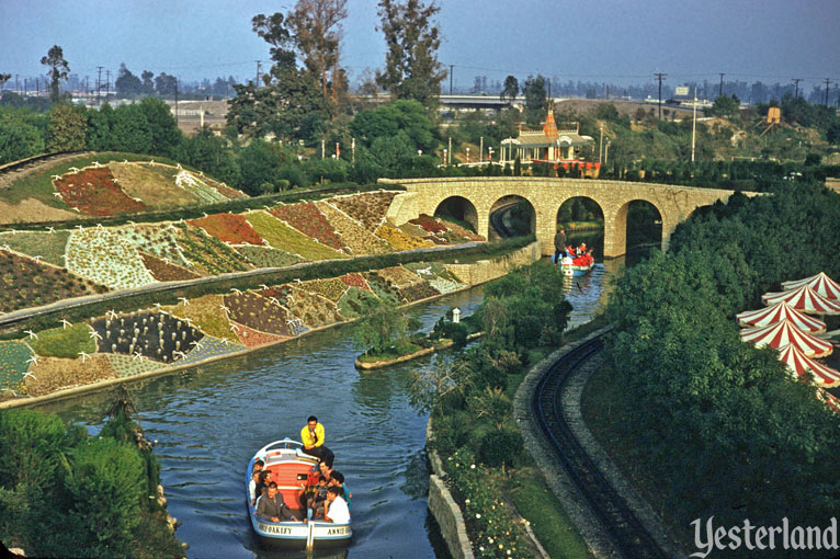 Storybook Land from the Skyway at Disneyland