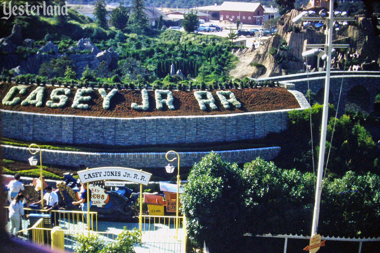 Storybook Land from the Skyway at Disneyland