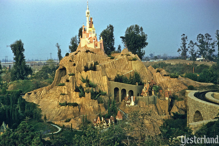 Storybook Land from the Skyway at Disneyland