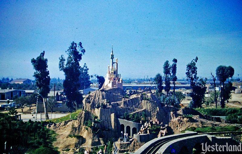 Storybook Land from the Skyway at Disneyland