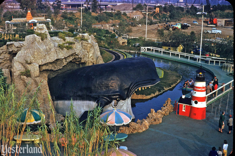 Storybook Land from the Skyway at Disneyland