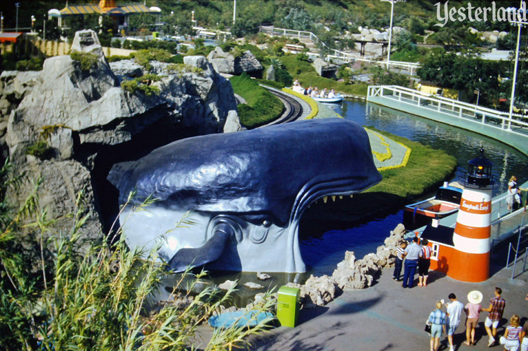 Storybook Land from the Skyway at Disneyland