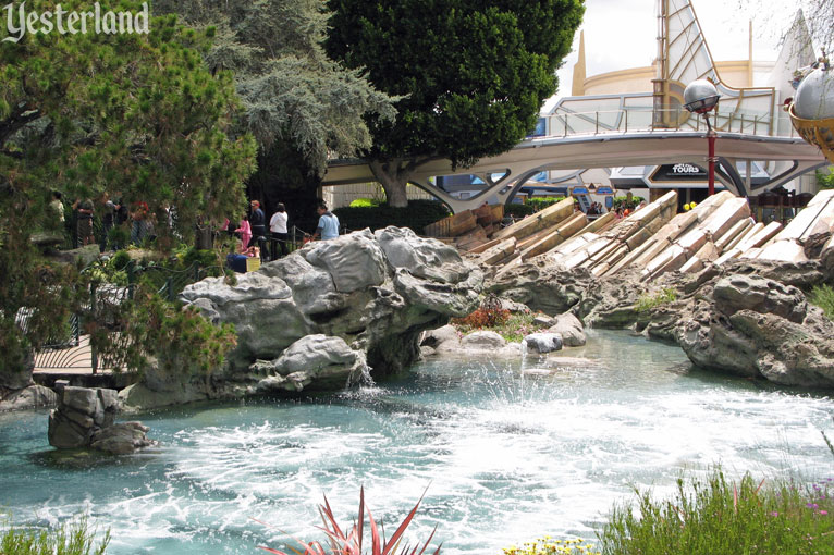 Pixie Hollow pond at former Triton’s Garden, Disneyland: 2010, by Werner Weiss